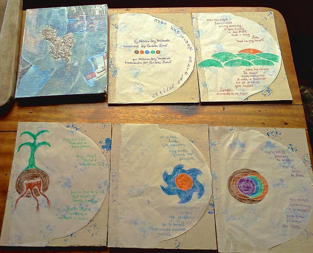 Transforming poetry to book art during my artist residency in the Upper Amazon.